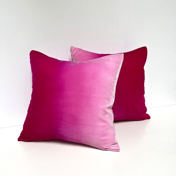 Pink Velvet Pillows Etsy