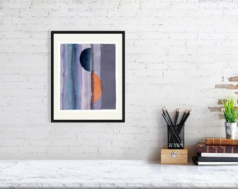 Limitierter Fine Art Druck einer Original Textilcollage, Abstract No.14