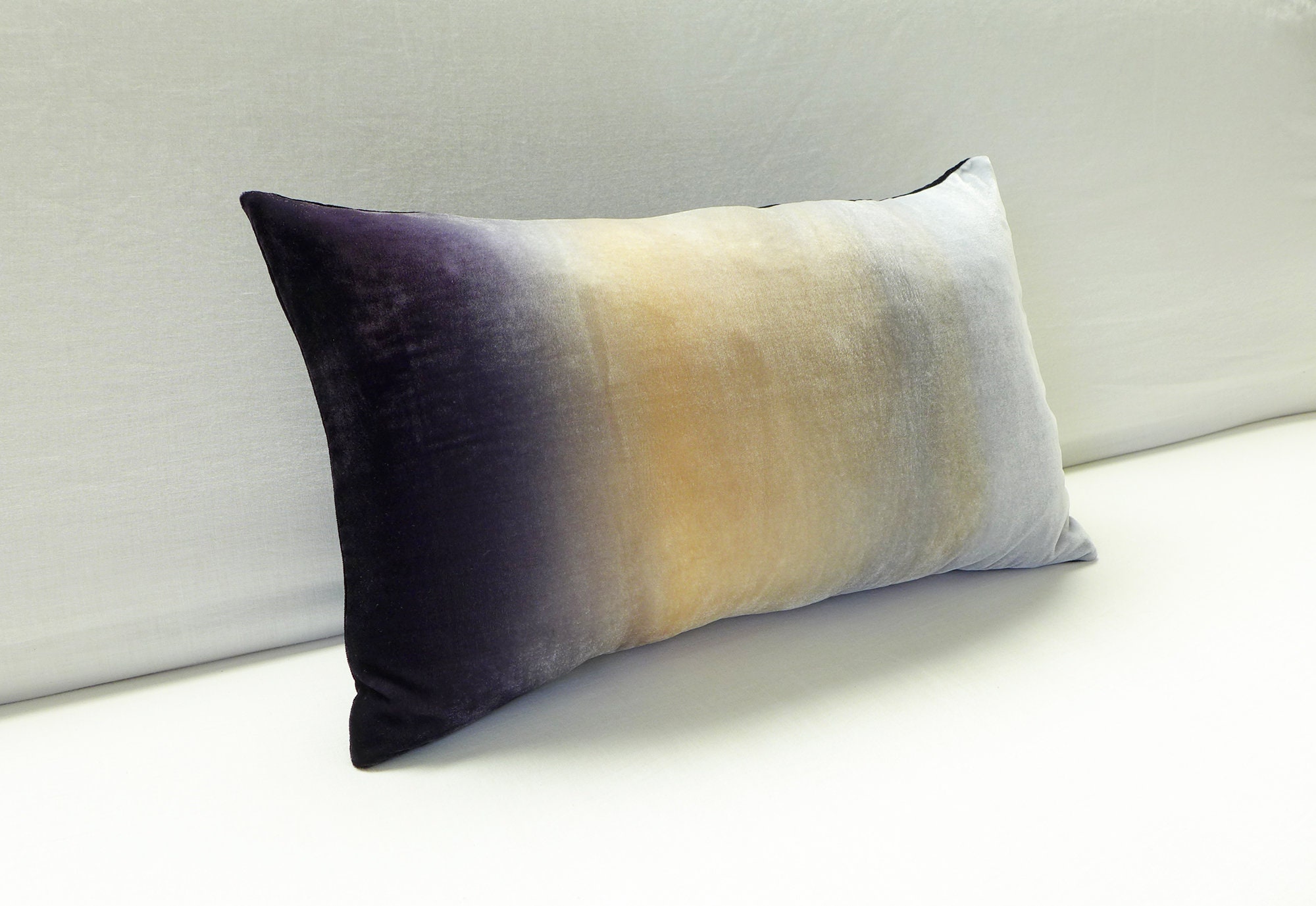 Oreiller En Velours gris