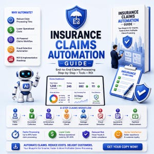 Insurance Workflow Automation Guide | Claims Processing SOP Handbook (Digital Download)