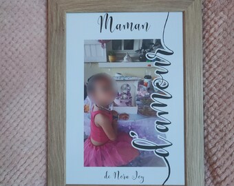 Customizable A4 Poster Kit for Mother's & Father's Day | Loving Mom, Grandma, Dad, Grandpa | Printable Children's Photo Gift (Canva)