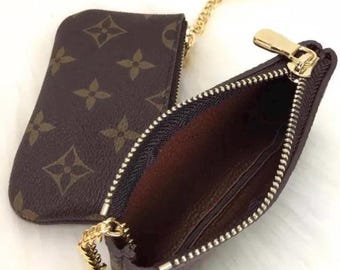 Handmade Key Pouch, Luxury Coin Purse, Keychain Wallet, Leather Purse, Keyring