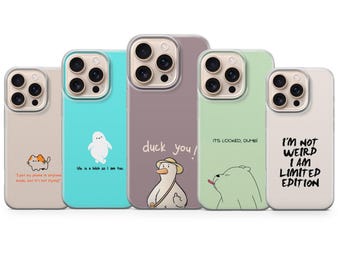 面白い引用句入りスマホケース、皮肉な言葉入りカバー、iPhone 17 Pro Max、16e、15、14、13、Samsung S26 Ultra、S25 FE、A57、A56、Pixel 10、9A対応