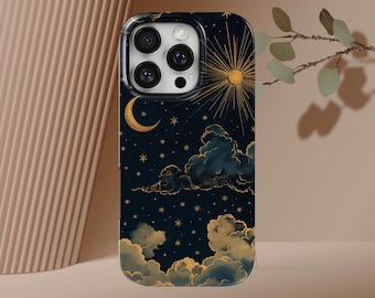 星空をモチーフにしたタフなiPhoneケース（17 Pro Max、16e、15、14、13、Samsung S26 Ultra、S25 FE、A57、A56、Pixel 10、9A対応）