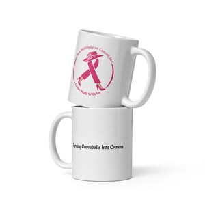 White glossy mug