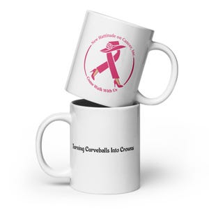 White glossy mug