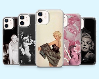 Marilyn Monroe Phone Case Blonde Bombshell Cover for iPhone 16 Pro, 15, 14, 13, 12, Samsung S25, S24FE, S23, S22, A16, A55, A25, Pixel 9