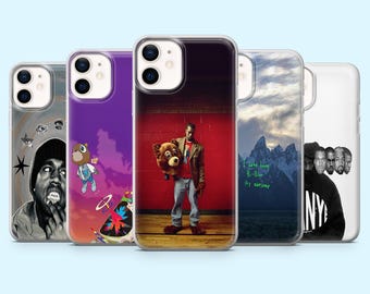 Kanye West Phone Case Rapper Music Artist Cover for iPhone 16 Pro, 15, 14, 13, 12, Samsung S25, S24FE, S23, S22, A16, A55, A25, Pixel 9