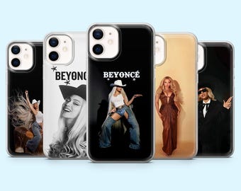 ビヨンセのスマホケース、歌手、ポップアーティストのカバー。iPhone 16 Pro、15、14、13、12、Samsung S25、S24FE、S23、S22、A16、A55、A25、Pixel 9に対応。
