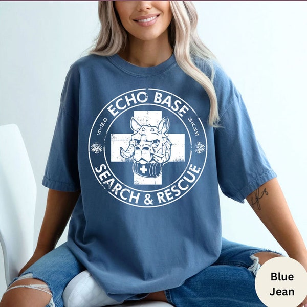 Echo Base Search & Rescue T-Shirt Design PNG Digital Instant Download