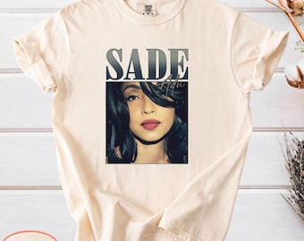 Sade 90s Concert Comfort Colors Vintage T-shirt, Sade Pop Music Fan Shirt, Unisex Pop Music Tee, Music Lover Shirt, Fan Gifts