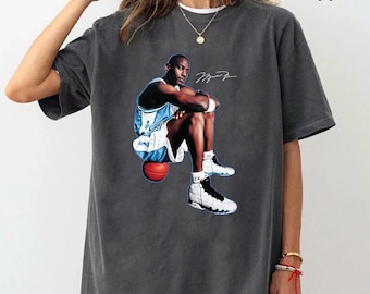 Michael Jordan 90s Graphic Style Comfort Colors T-shirt, Retro Basketball Unisex Tee, American Basketball Fan Gifts Shirt, Print DTG