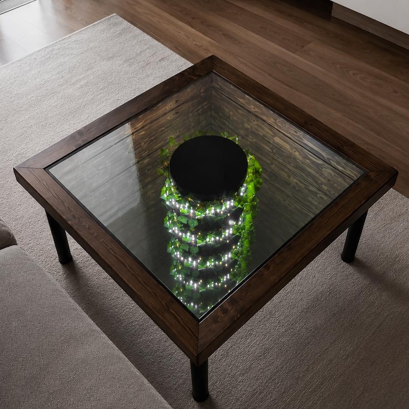 Endless Table Infinity Mirror Table - Etsy