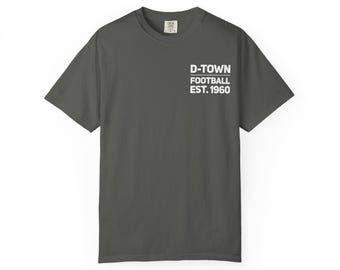WE DEM BOYZ Football D-Town T-Shirt | Established 1960, Bold Block Lettering
