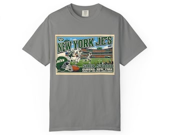 New York Jets Retro Ticket T-shirt | Football Stadium Graphic