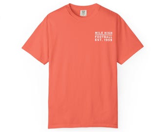 Broncos Country LET'S RIDE T-Shirt | Mile High Football chest print