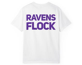 Ravens Flock T-Shirt | Charm City Football EST. 1996