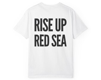 Rise Up Red Sea T-Shirt | Football Est. 1898 Chest Print