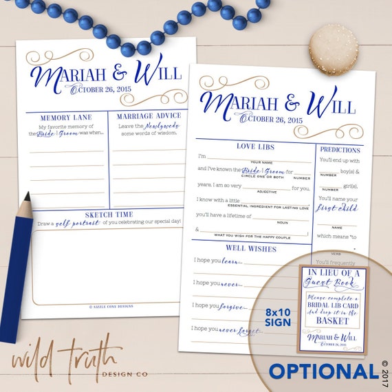 Alternative Wedding Guest Book Rehearsal Dinner Game Etsy