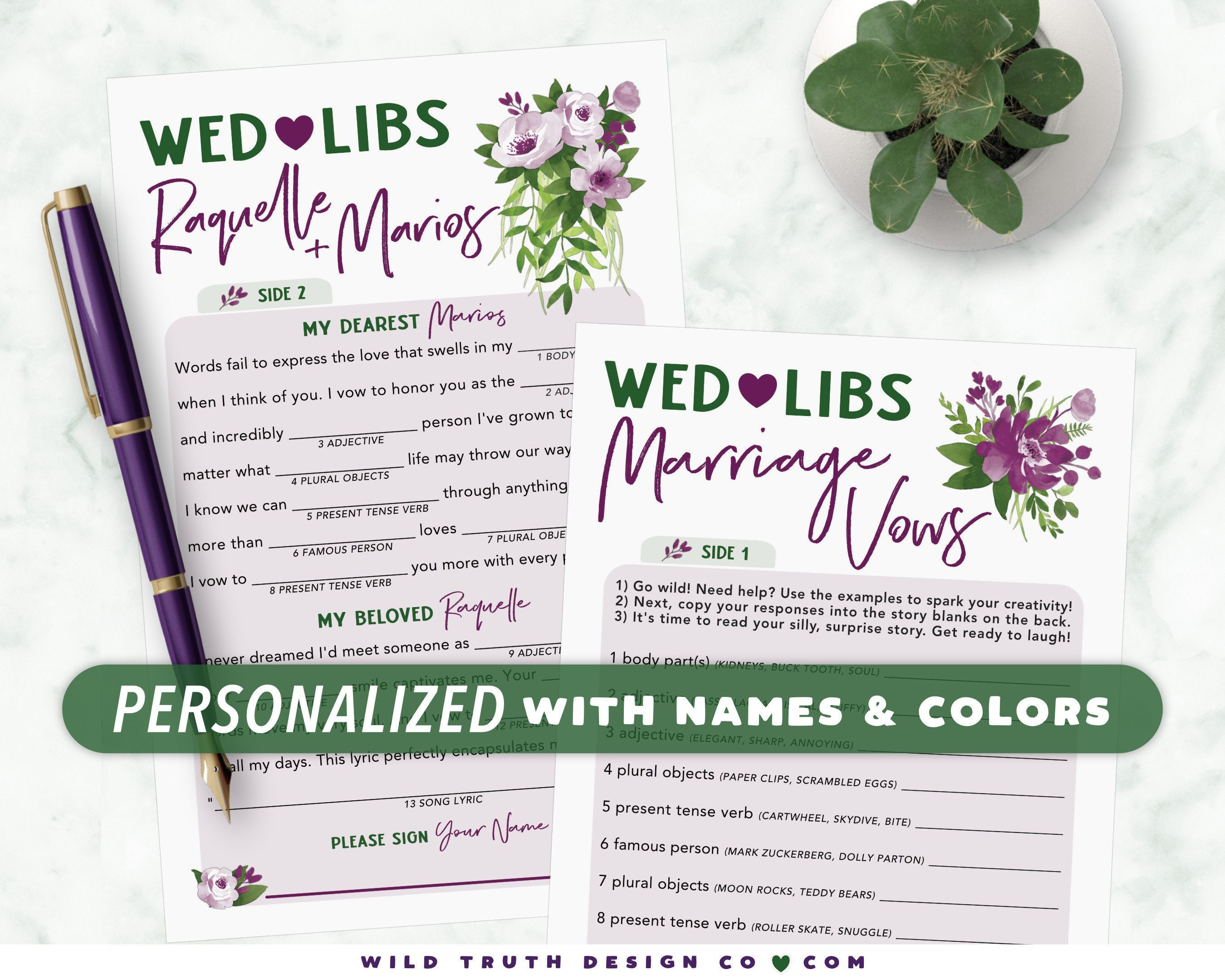 PERSONALIZED Funny Wedding
Mad Lib Guest Book Marriage Vows - Etsy PERSONALIZED Funny Wedding Mad Lib Guest Book Marriage Vows - Etsy