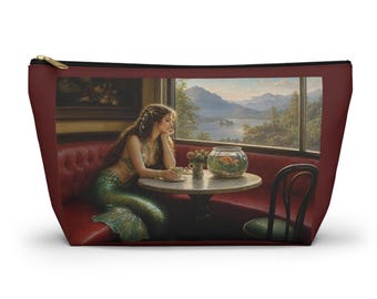 Escena de Café de Sirenas · Bolsita Encantadora · Bolsita para Accesorios (L)