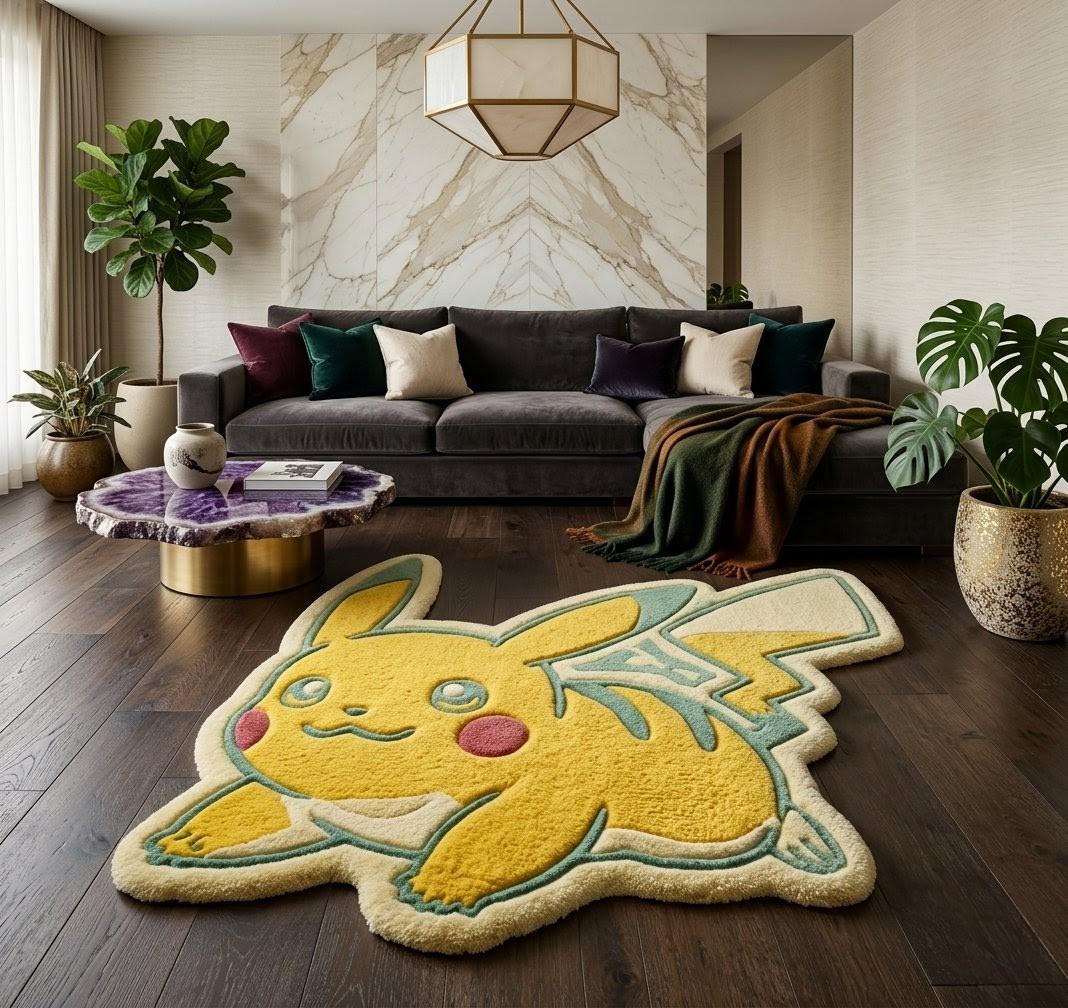 Pikachu rug - Etsy 日本