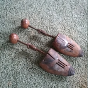 Vintage Pair of Wooden Shoe Stretchers