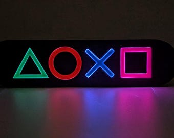 PlayStation Symbols LED Light