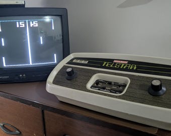 Restored 1976 Coleco Telstar 6040 Pong Console – Working Retro Gaming Display Piece