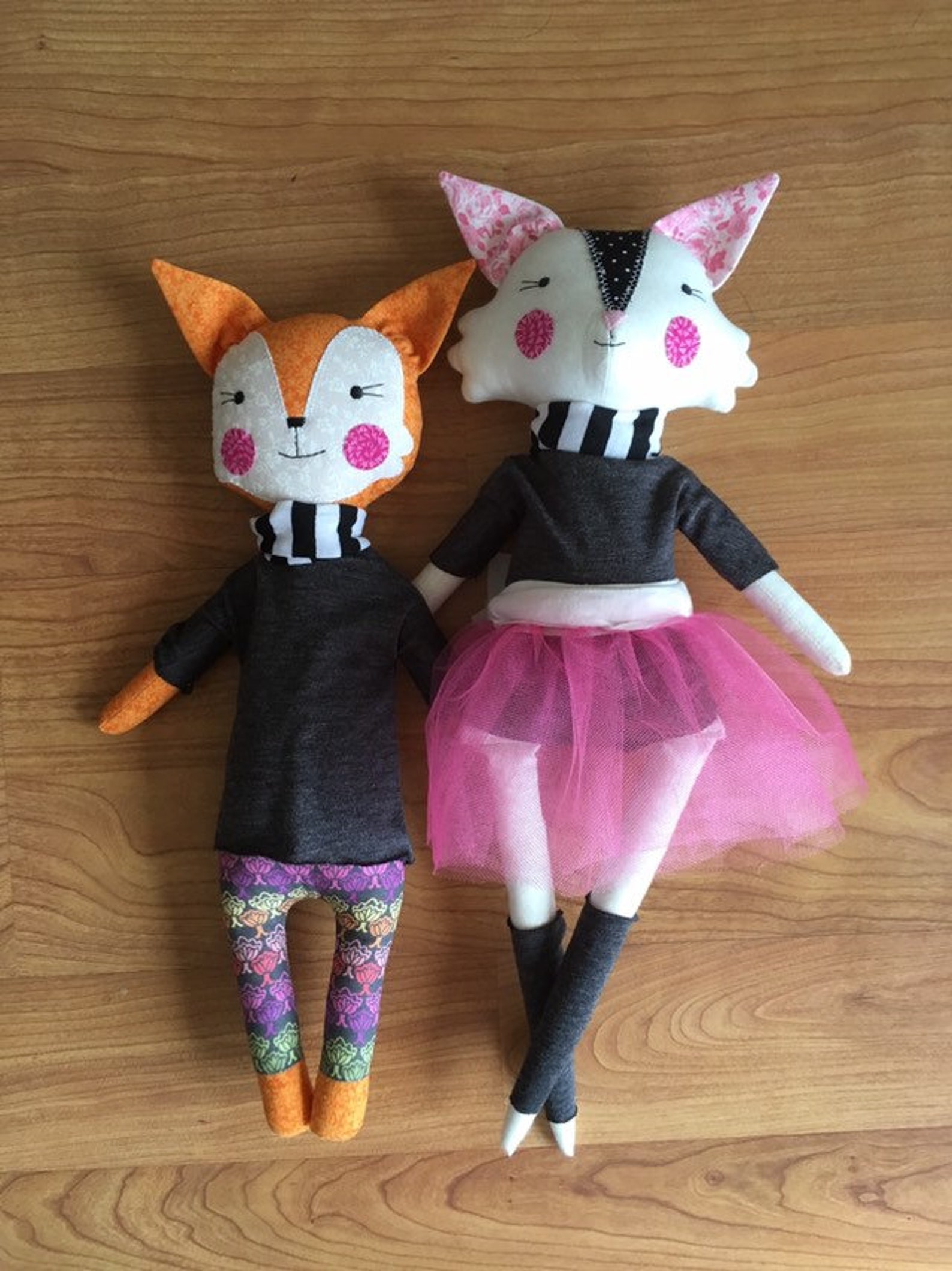 Fox Rag Doll: Foxy Rosey Rag Doll Modern Free - Etsy
