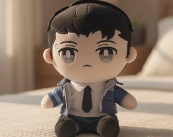 Futuristic Character Plush Toy – Soft Collectible Stuffed Doll for Gamers