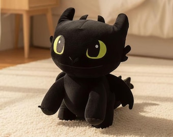 Toothless Light Fury Dragon Plush Toys – Stuffed Animal Pillow, HTTYD Merch