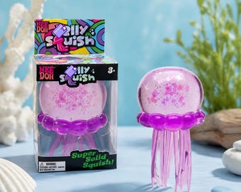 Jellyfish Stress Toy, Squishy Handheld Fidget, Slow Rebound Sensory Relief