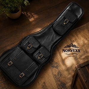 Leather bass guitar gig bag - Etsy 日本