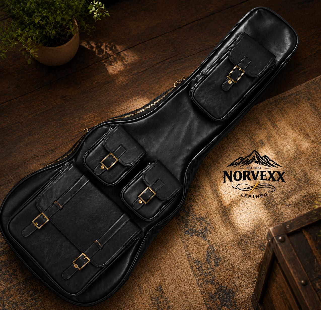 Leather bass guitar gig bag - Etsy 日本
