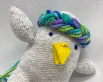 Peeper Sock Bird Doll