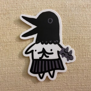 Crow Mauler Having a Cute Day Sticker