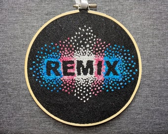 Trans Pride Remix Embroidery