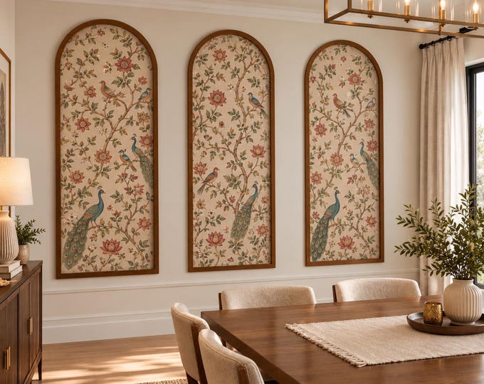 Featured listing image: Arched Wall Molding Kit, Pre-Cut MDF Arch Trim, Paintable Decorative Wall Panels