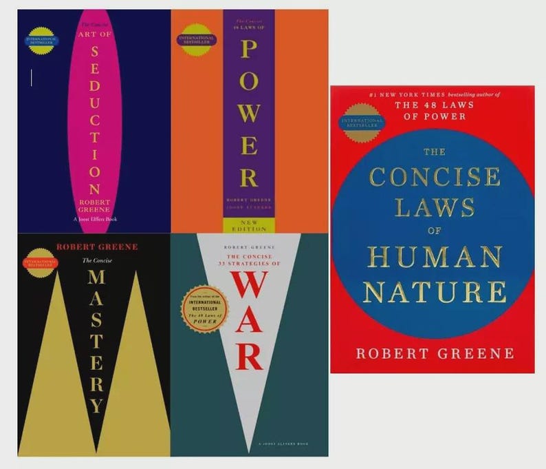 Robert Greene Collection: 5 Books Set on Seduction, Power & Strategy / personal development / business strategy / book gift set bild 1