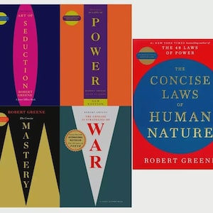 Robert Greene Collection: 5 Books Set on Seduction, Power & Strategy / personal development / business strategy / book gift set bild 3