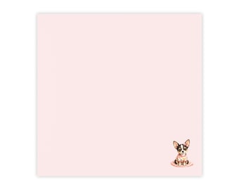 Chihuahua Ecke Illustration Notizblöcke | Kleiner Hund Sticky Notes
