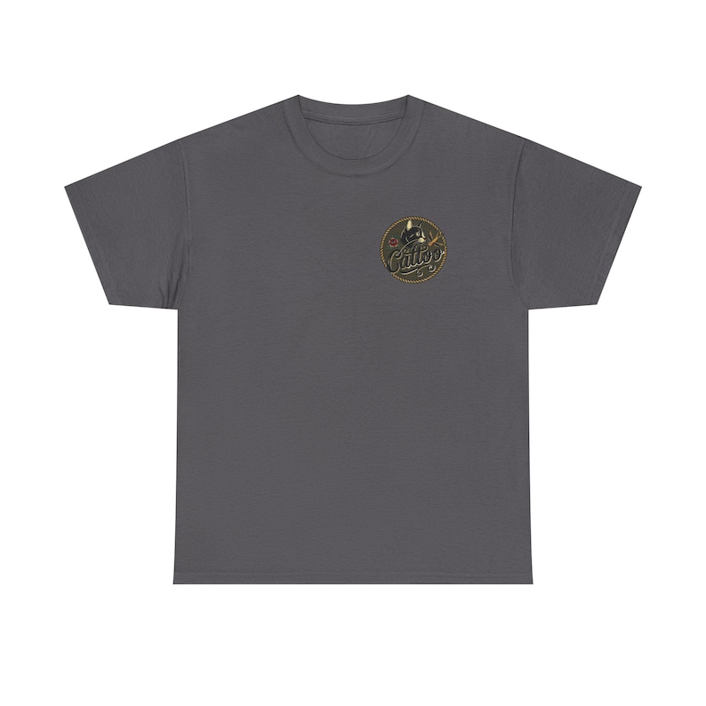 Meowstruction Cat Construction Worker T-Shirt | Toolbelt Kitty Tee image 4