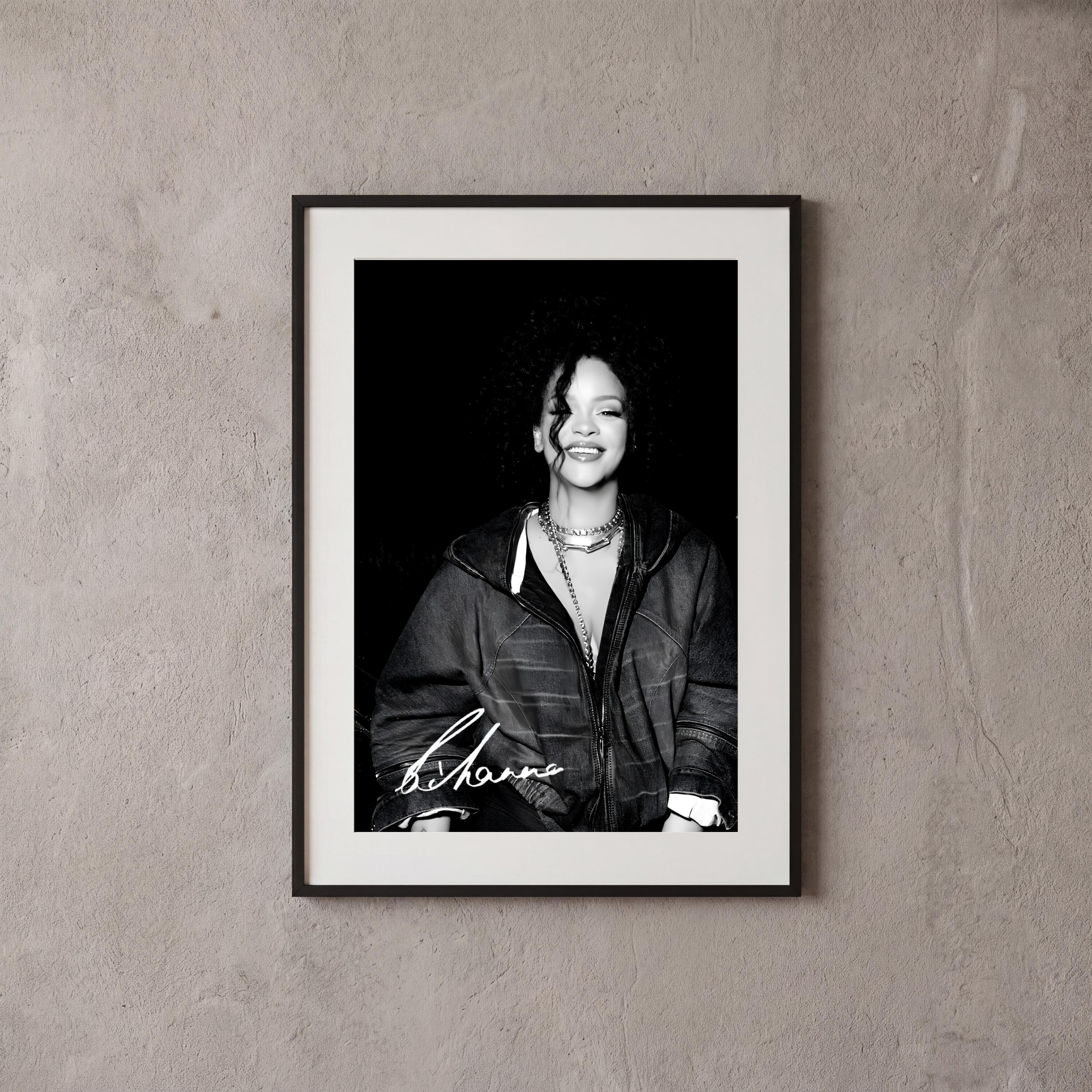 Rihanna Signed - Etsy