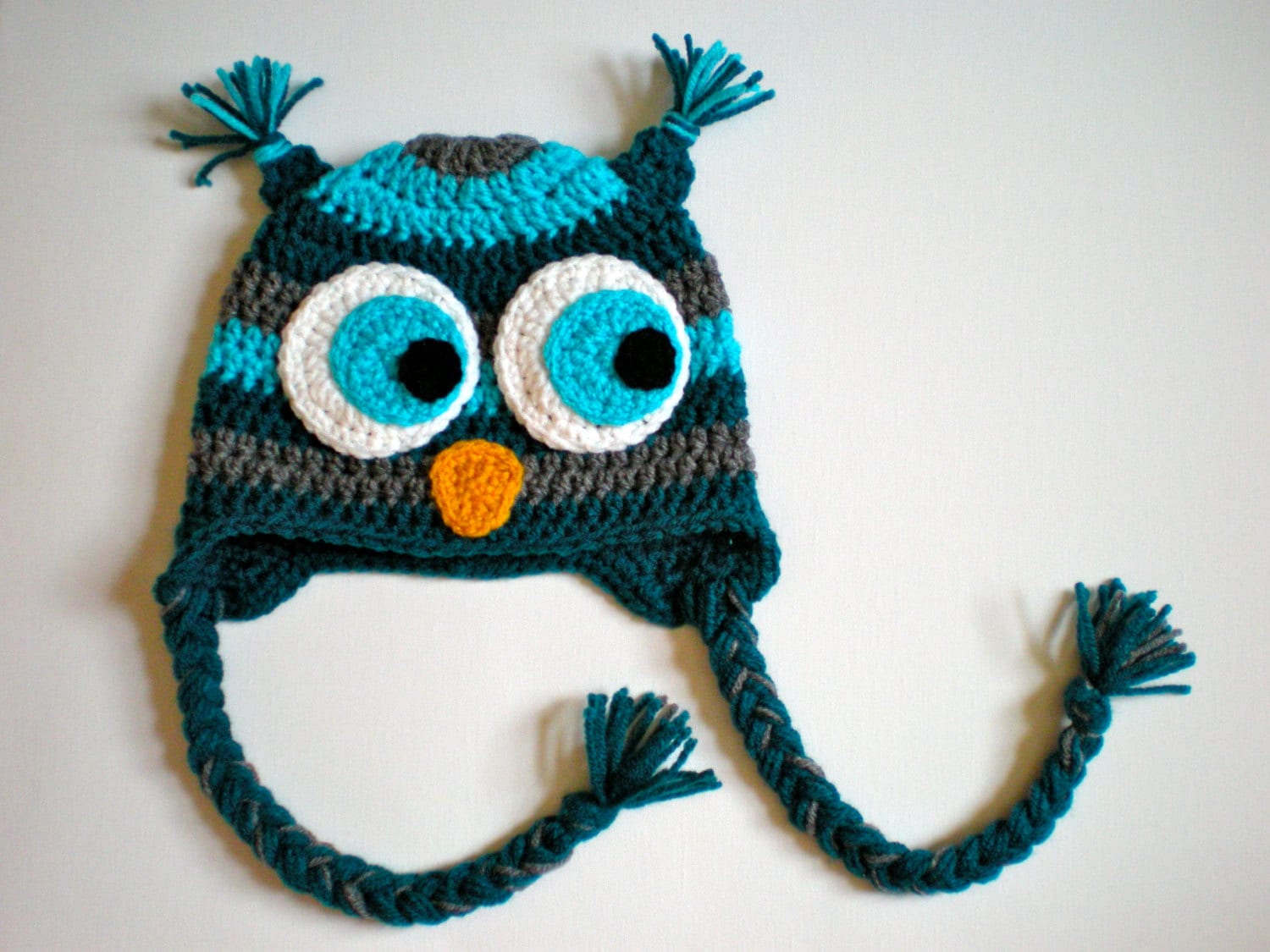 Adult Owl Knit Hat - Etsy display picture 1