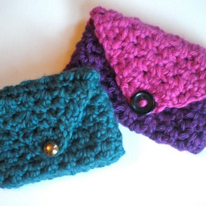 PATTERN: Clutch Purse Wallet Easy Crochet P D F Chunky Yarn - Etsy