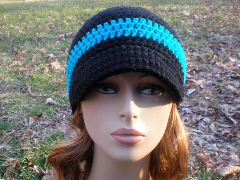 PATTERN: Wiseguy Hat Easy Crochet, All Sizes Newborn to Adult, newsboy, visor button, bow, beanie, InStAnT DoWnLoAd, Permission to Sell image 2