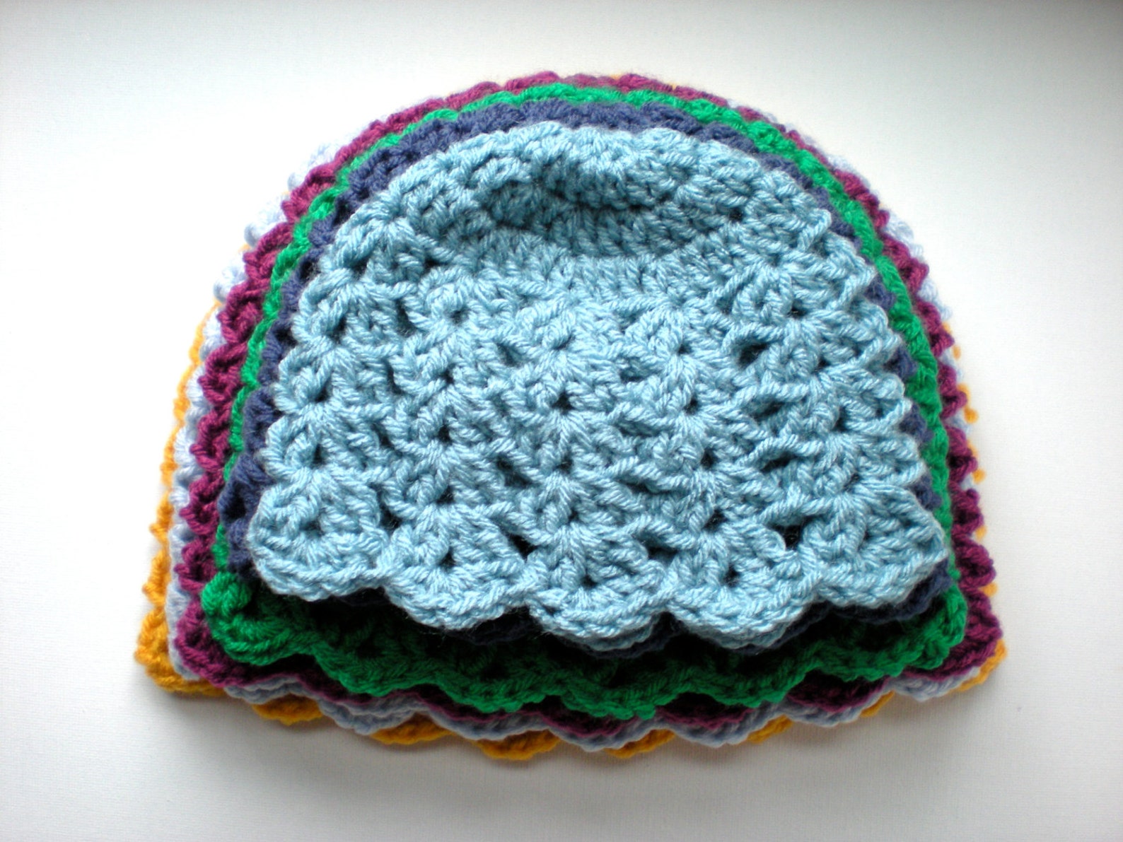 PATTERN: Jellyfish Hat 6 sizes newborn to adult easy crochet | Etsy