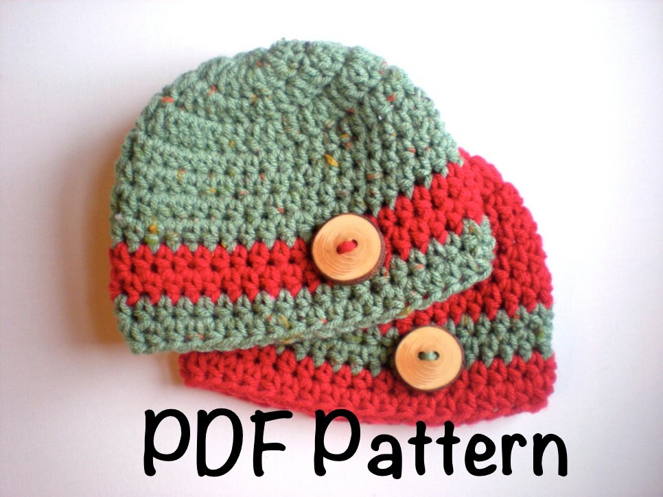 PATTERN: Basic Beanie Easy Crochet PDF Instant Download - Etsy