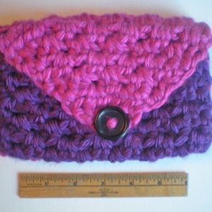 PATTERN: Clutch Purse Wallet Easy Crochet P D F Chunky Yarn - Etsy